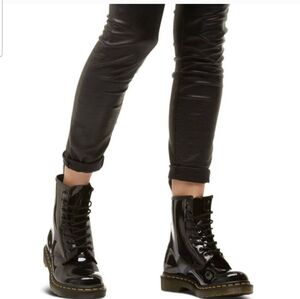 Dr Martens 1460 Patent Leather Boots Size 8 Eu 39